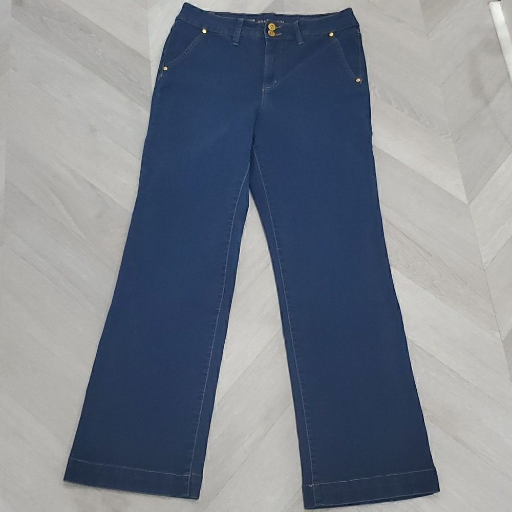 Anne Klein Womens Denim High Rise Flare Jeans Women’s , Size 10
